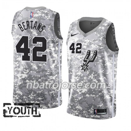Barn San Antonio Spurs Tröja Davis Bertans 42 2018-19 Nike Grå Swingman